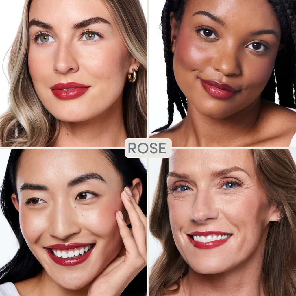 Effortless Lips 3-in-1 everyday sheer-buildable lip formula (Rose, 0.06oz)