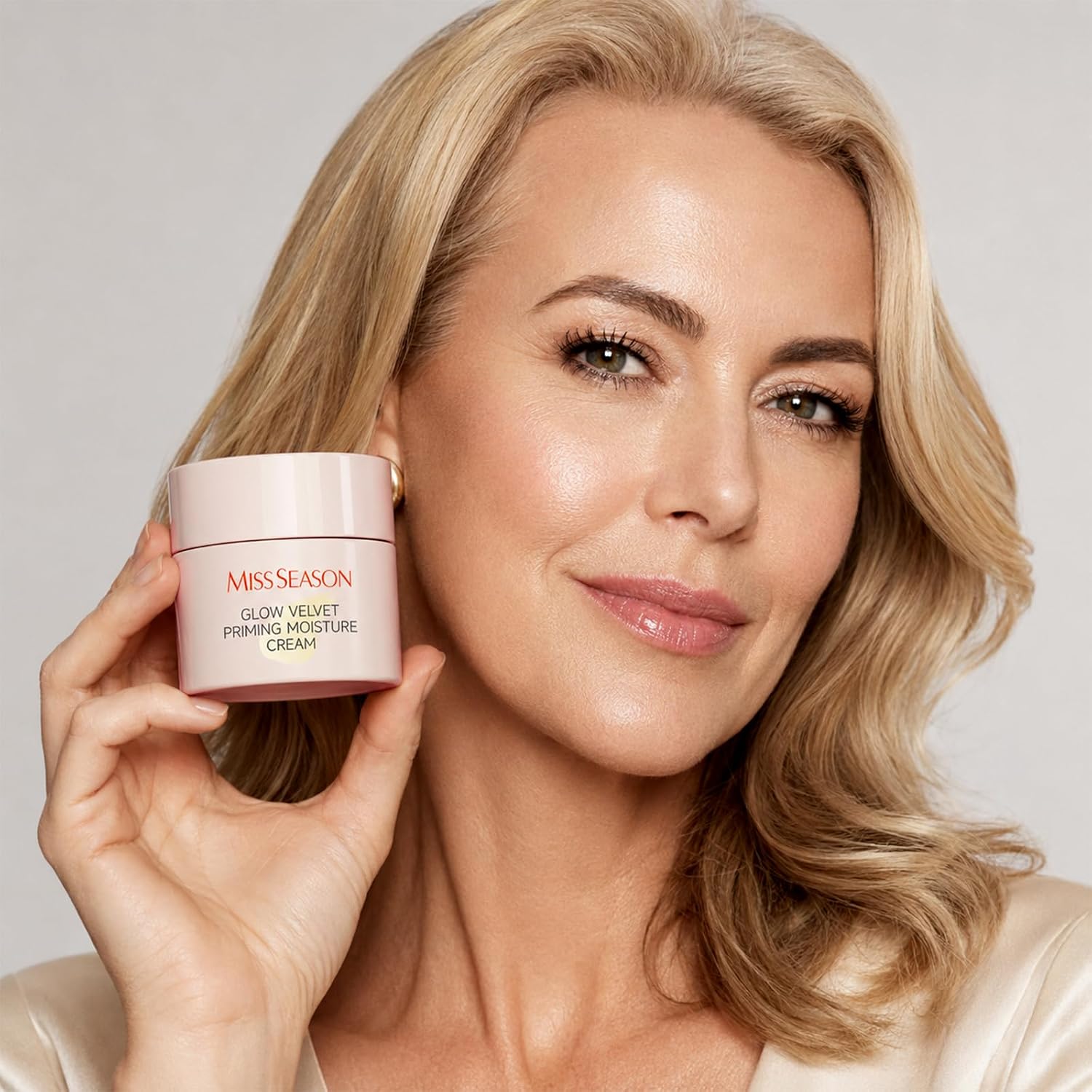 MISS SEASON Glow Velvet Face Primer for Face Before Makeup, Long Lasting Hydrating Primer Face Makeup Primer for Face, Hyaluronic Acid & Niacinamide, Oil Control Pore Blurring Primer for Mature Skin