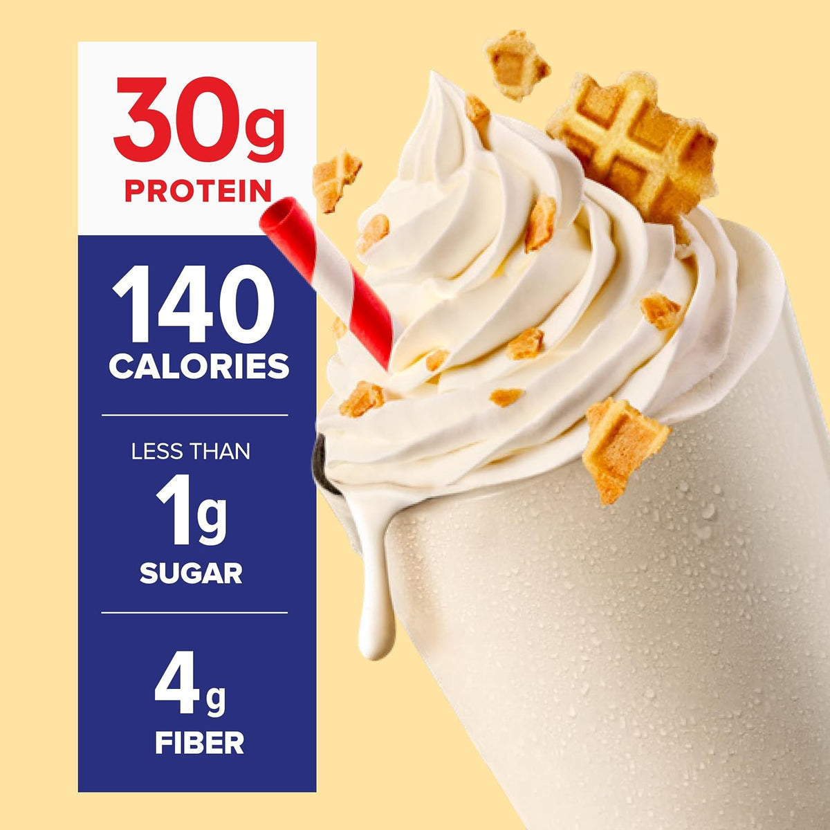 Pure Protein Vanilla Protein Shake, 30g Complete Protein, 12 Ct