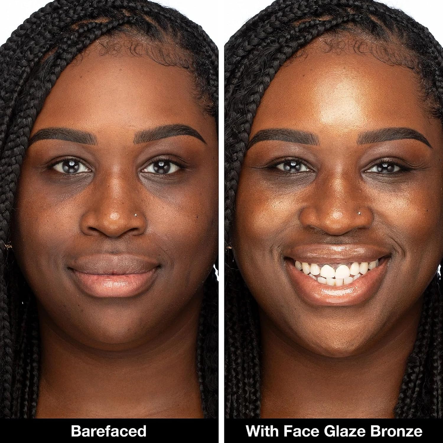 INNBEAUTY Project Face Glaze, Bronze Highlighting Cream, Skin Barrier Protect & Glow Moisturizer with Ceramides & Hydrating Actives, 0.85 OZ (25ml)